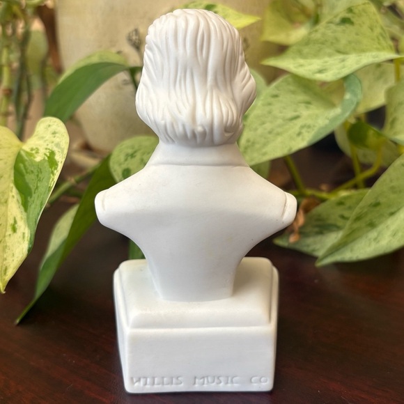 Vintage Willis Music Co. Composer BEETHOVEN Mini Bust - Picture 3 of 10